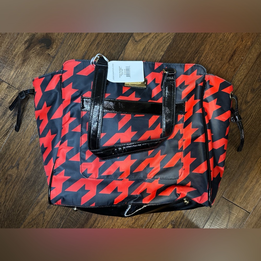Jessica Simpson Stylish Red and Black Women's Tote Bag- BNWT